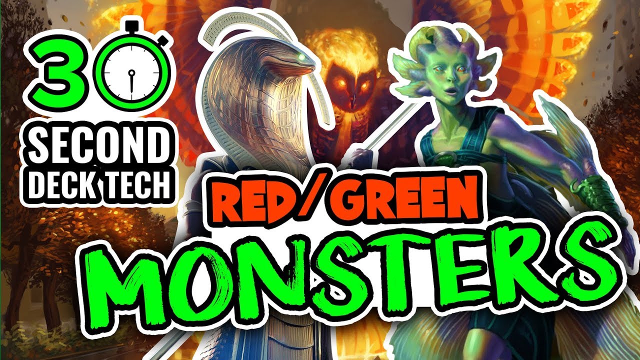 [MTG] Red-Green Monsters | 30 Second Deck Tech