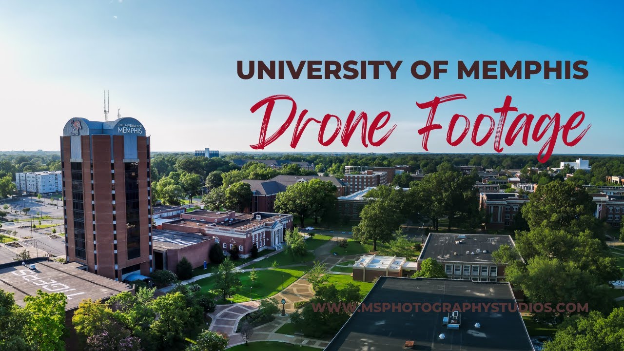 Captivating Drone Footage: A Stunning View of the University of Memphis