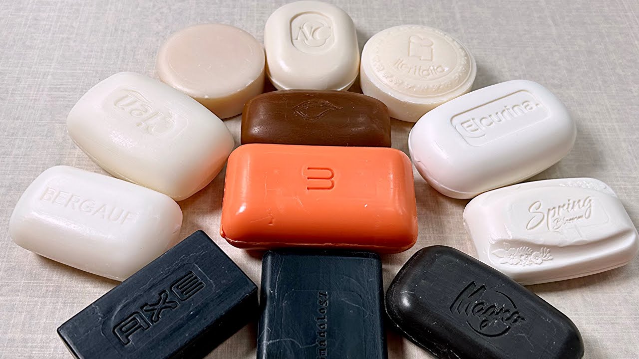 ASMR soap cutting 🤍 Резка мыла АСМР