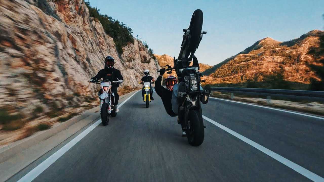 Crazy Supermoto Riders Visit Montenegro | Cinematic 4K