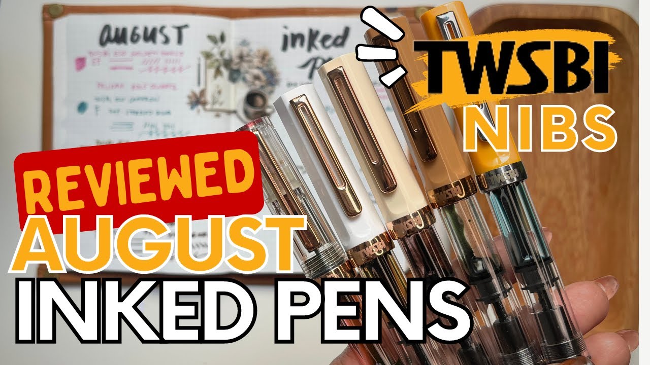 🖋️Обзор всех типов перьев для перьевых ручек TWSBI ECO — выявлены любимые перья! ✍️Август #curren...