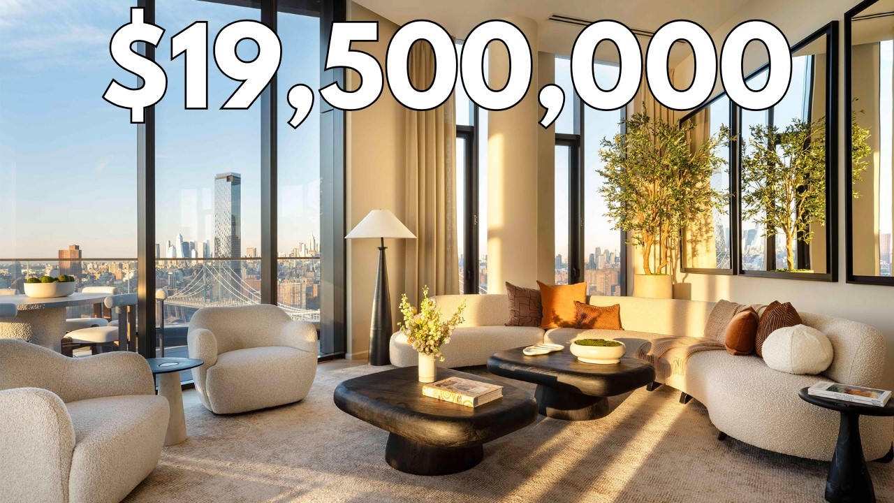 Экскурсия по самому дорогому пентхаусу в Бруклине, Нью-Йорк