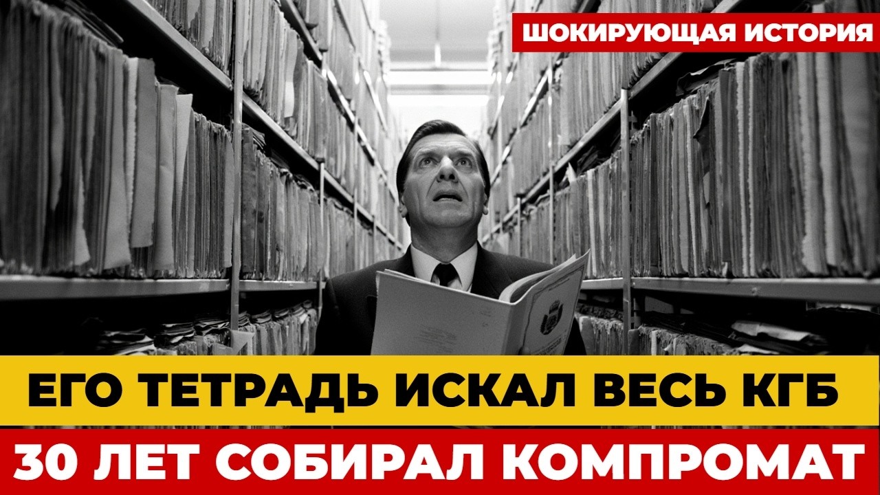 АРХИВ МЕРТВЕЦОВ: Чиновник 30 лет вёл картотеку на всю СОВЕТСКУЮ элиту — и исчез.