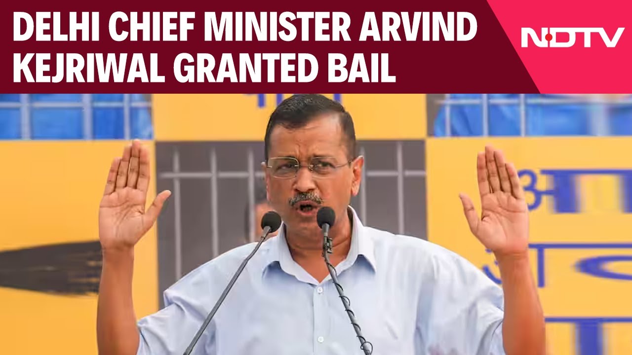 Arvind Kjeriwal Gets Bail | Delhi Chief Minister Arvind Kejriwal Granted Bail In Delhi Excise 'Scam'