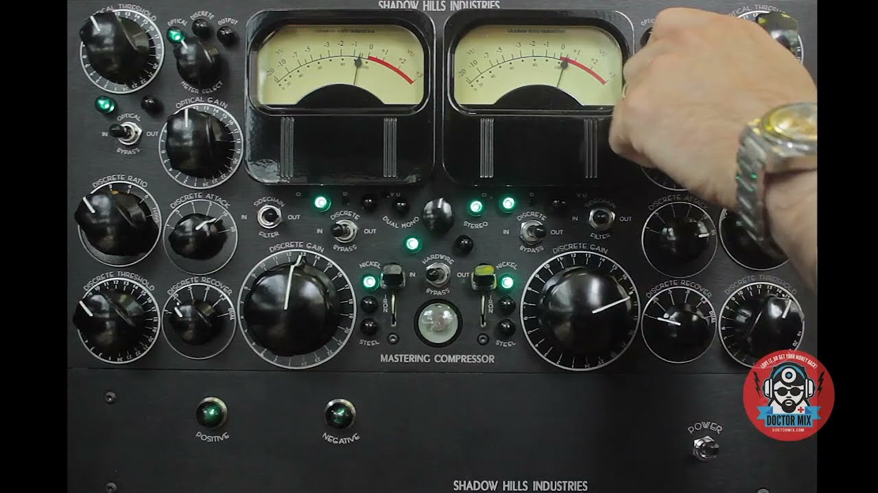 Мастеринг-компрессор Shadow Hills в действии