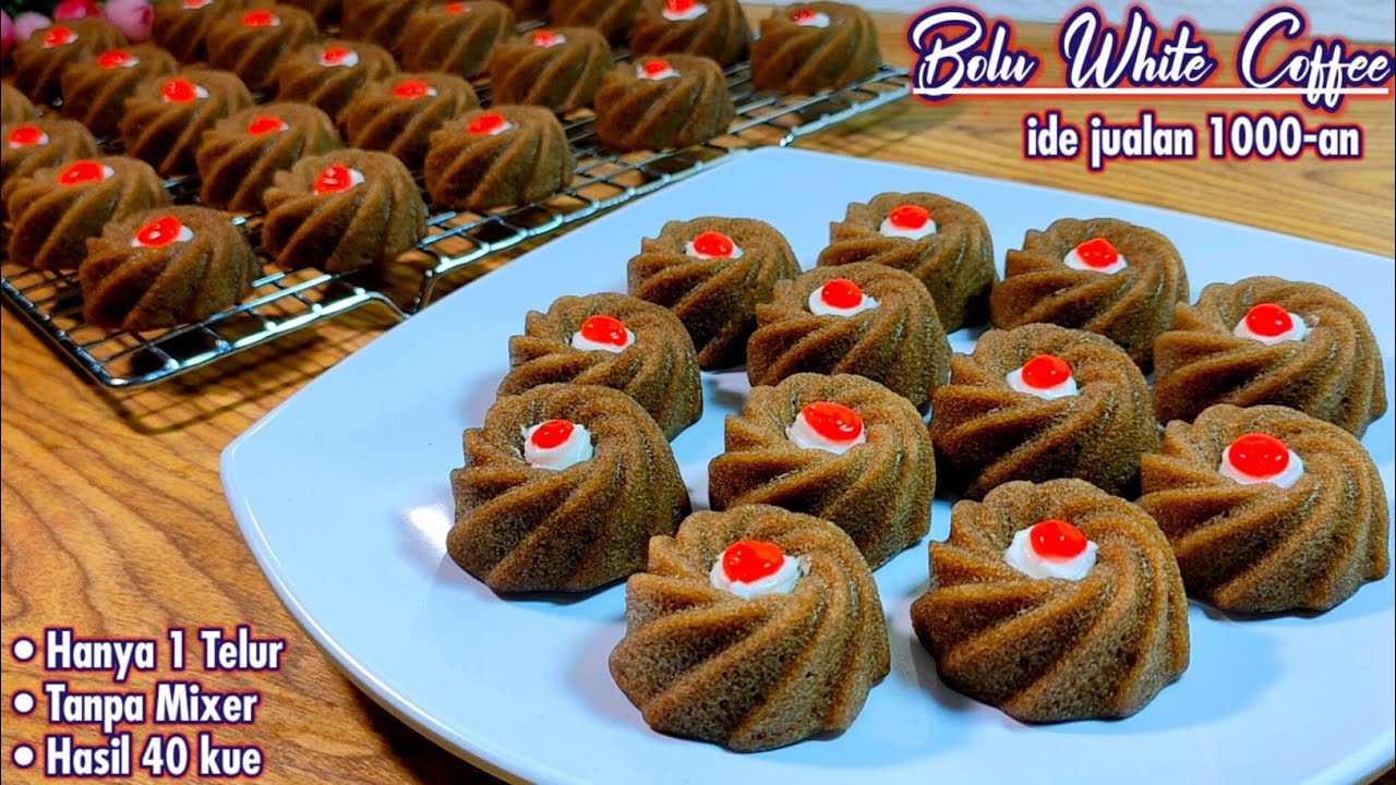 Usaha tidak perlu modal besar cuma 1 telur jadi 40 pcs || BOLU KUKUS KOPI ide jualan 1000an