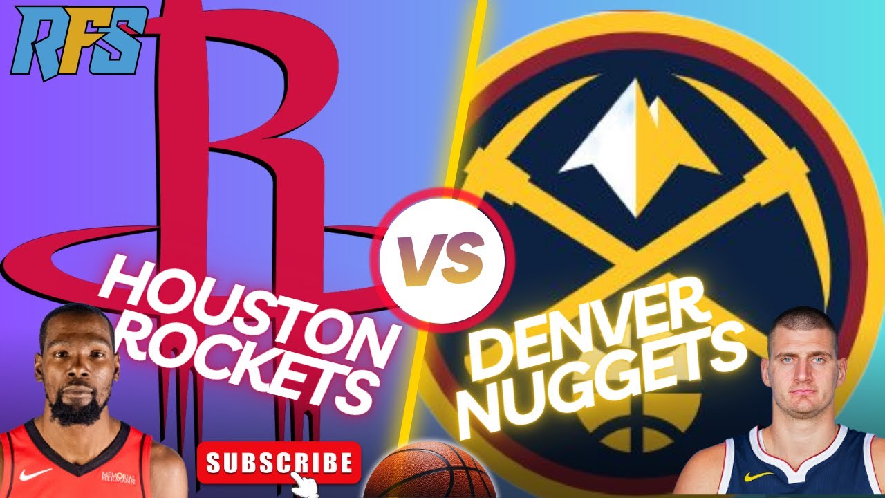HOUSTON ROCKETS vs DENVER NUGGETS | NBA WATCH-PARTY || REAL FANS SPORTS