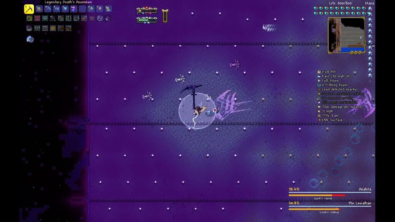 [Calamity Legendary gfb mediumcore] 404. Anahita & Leviathan Defeated (the star could've trolled)
