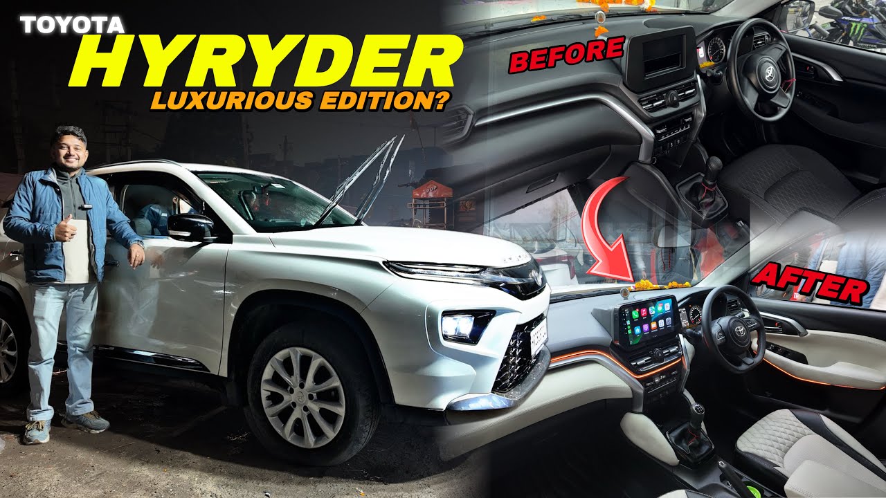 TOYOTA HYRYDER MODIFICATION 2026 ✅| HYRYDER BASE TO TOP✅ | HYRYDER MODIFICATION 🔥 ( LUXURIOUS LINE )