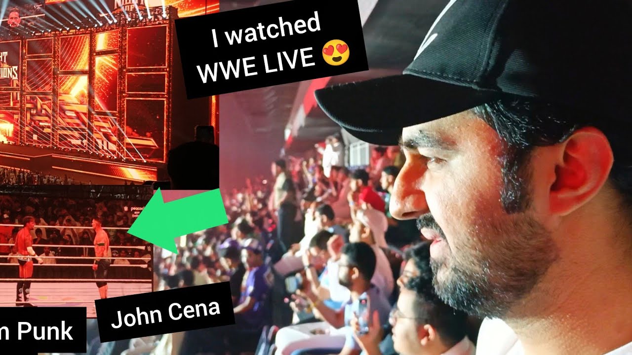 WWE NIGHT OF CHAMPIONS 2025 in Riyadh, Saudi Arabia | My Childhood Dream 😍🔥🇸🇦🇵🇰 #wwe #johncena