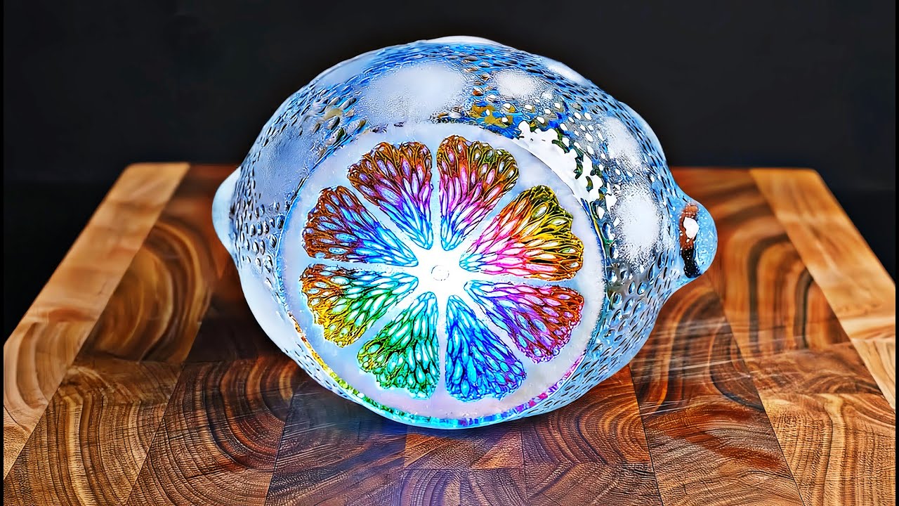 The Most Satisfying Glass Fruit Cutting ASMR | Unreal Glass Fruits Cut & Slice