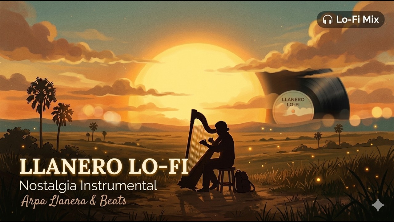 Llanos del Alma en Lo-Fi | Música Llanera Instrumental para Estudiar, Relajarse y Concentrarse 🌅✨