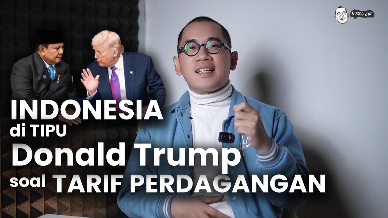 INDONESIA DITIPU DONALD TRUMP SOAL TARIF PERDAGANGAN - REZA ZAKI