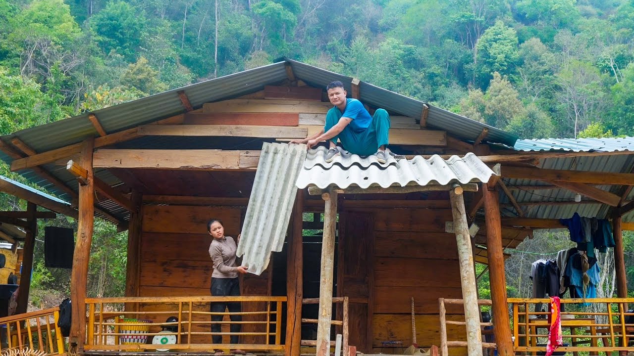 Building a Sturdy Staircase Roof, Taking Over the Family Farm | Mountain Family Life
