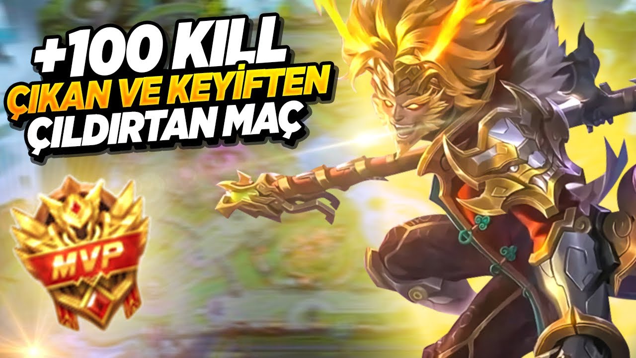 +100 KILL ÇIKAN VE KEYİFTEN ÇILDIRTAN MAÇ - Mobile Legends