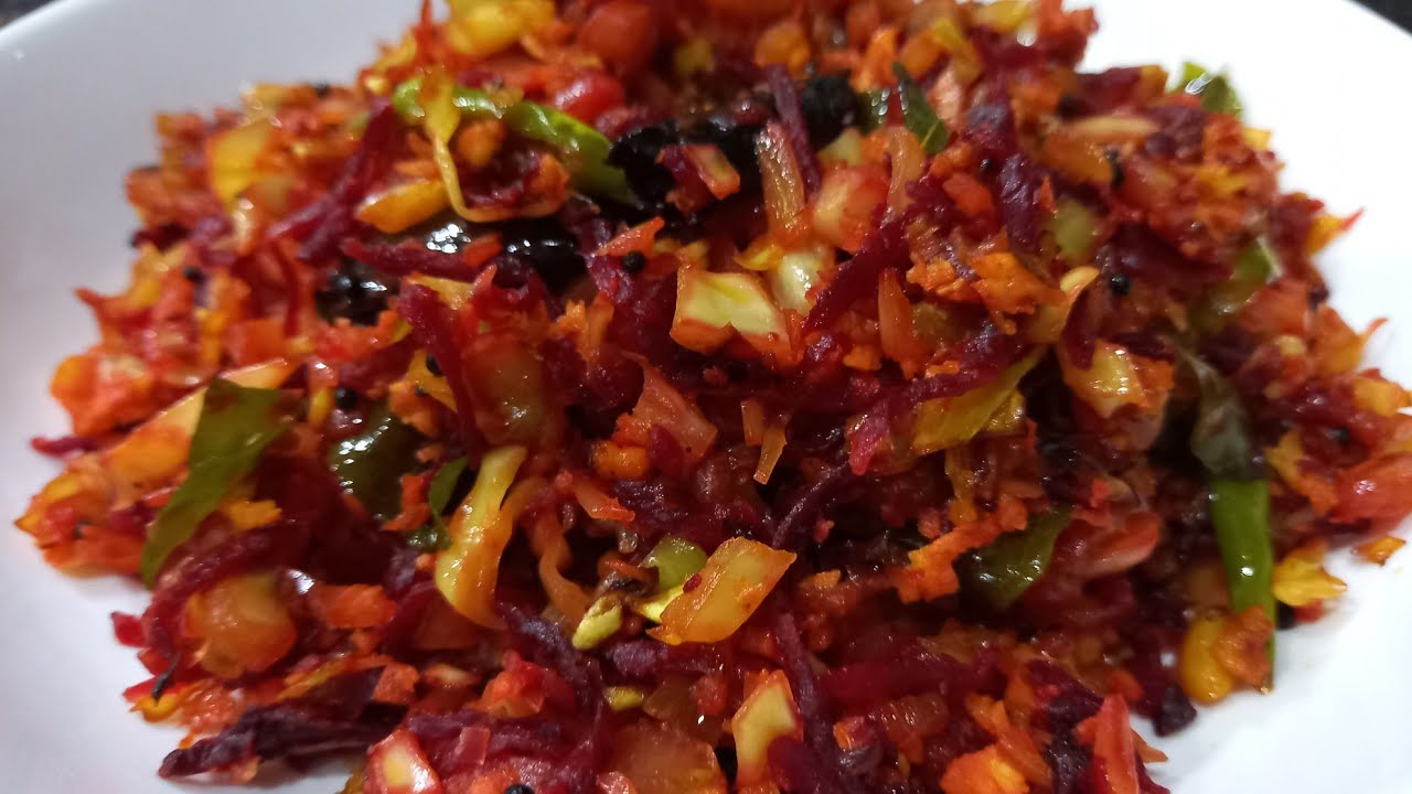 Cabbage and Beetroot Stir Fry Recipe