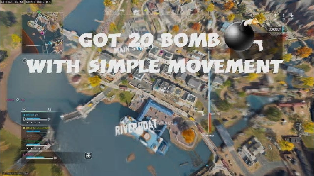 Got 20 bombwith easy movement