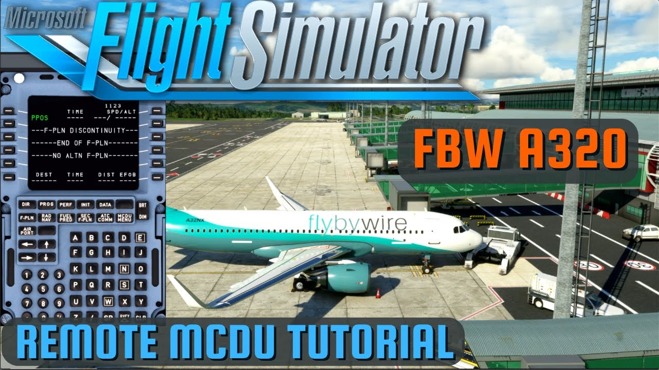MSFS 2020 | Get Your MCDU on Your Tablet/Phone | FBW A320 | SIMBRIDGE