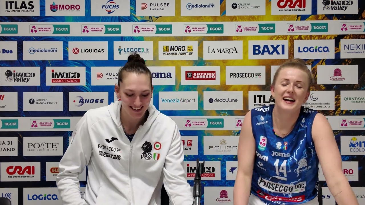 Joanna Wolosz e Marina Lubian post vittoria vs Monviso