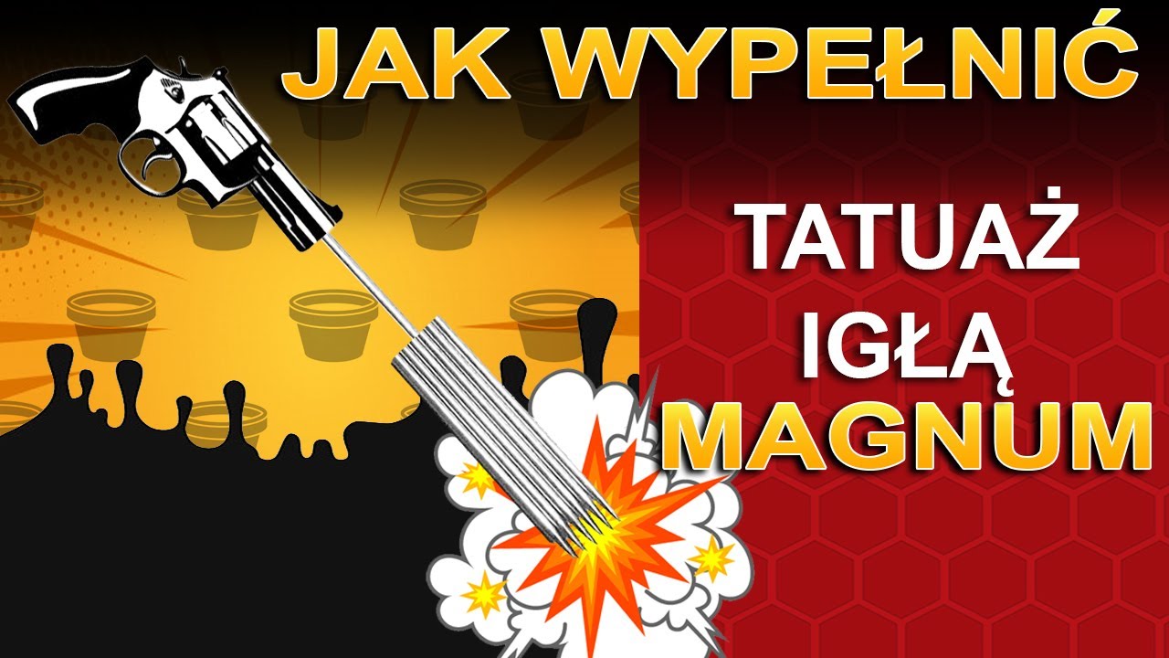 Jak wypełnić tatuaż igłą typu magnum. Poradnik