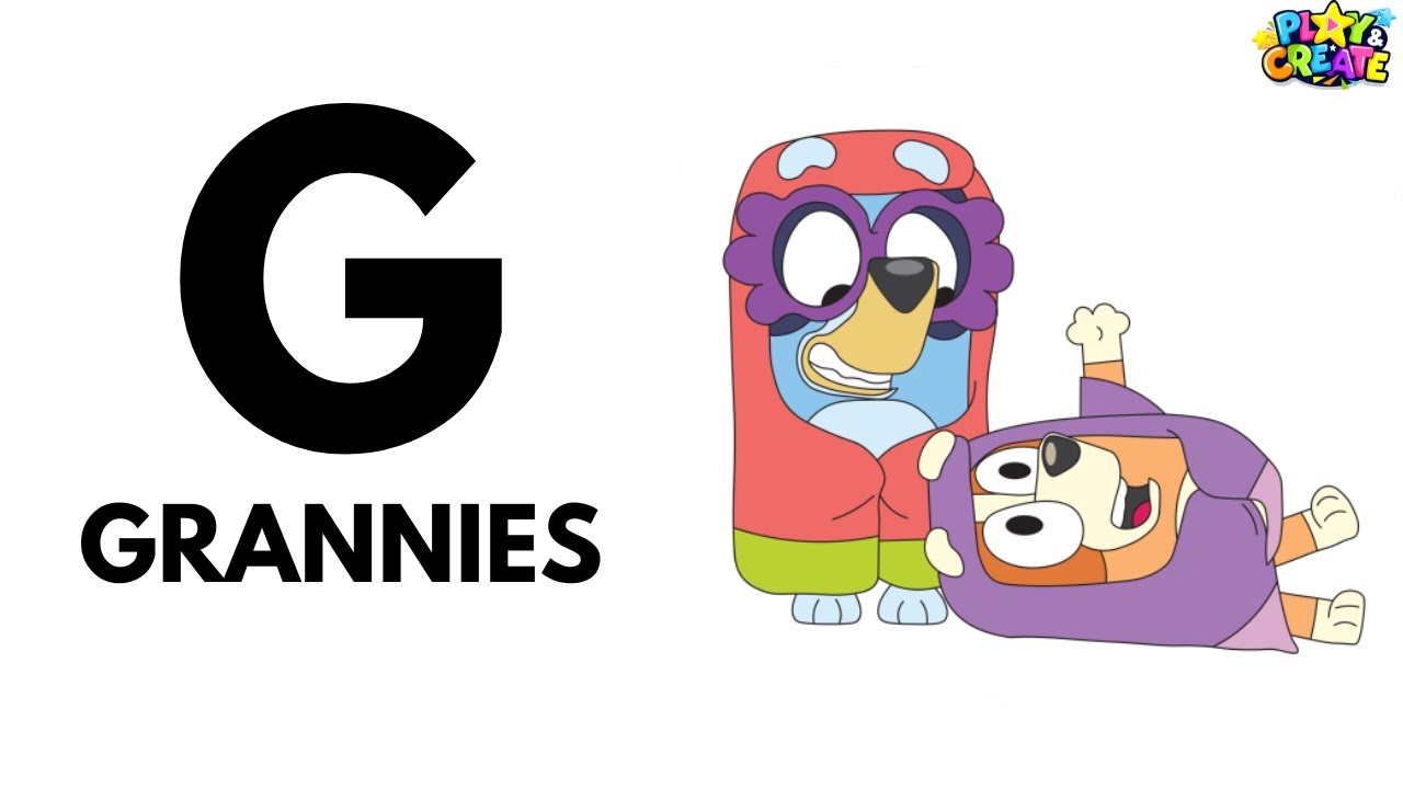 BLUEY ‼️ A to Z - ABC Learning Fun