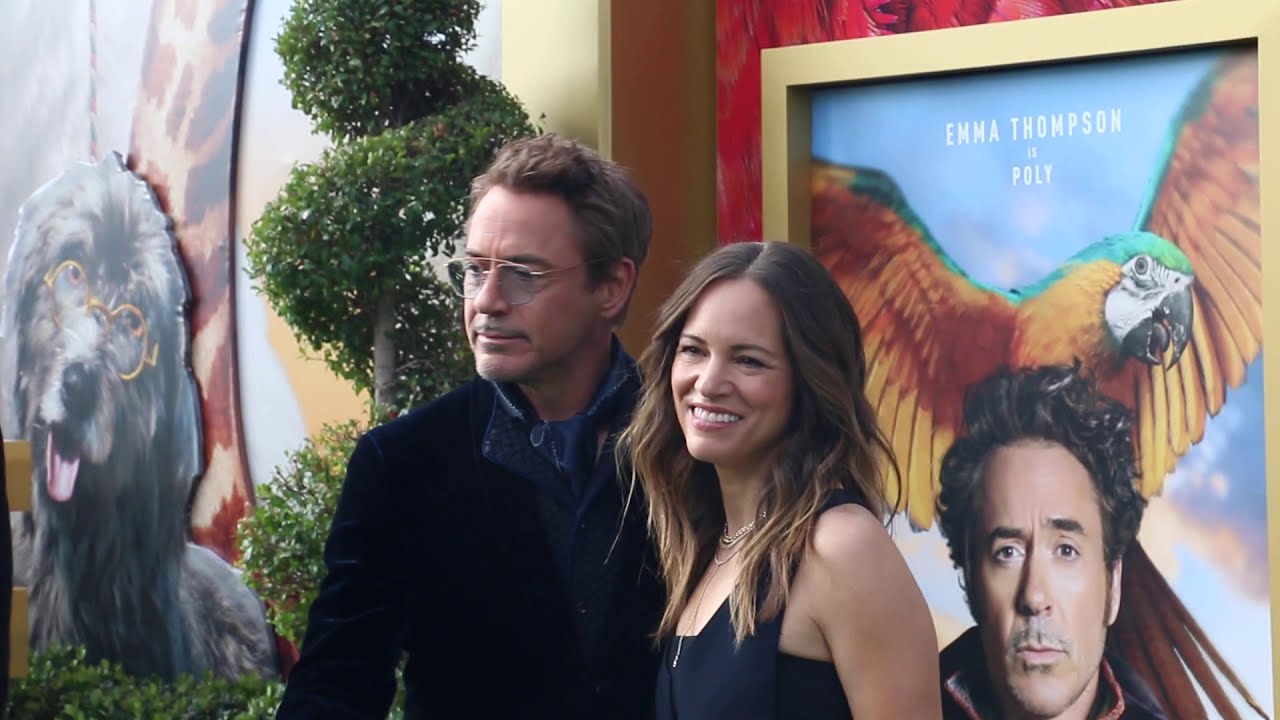 Robert Downey Jr. & Susan Downey - premiere of Dolittle