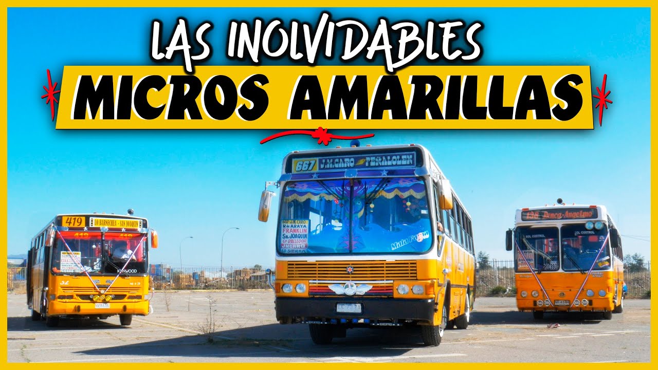 🚍ASÍ era VIAJAR en las MICROS AMARILLAS en los 90 🚌 el ANTIGUO TRANSPORTE PÚBLICO de SANTIAGO CHILE🚍