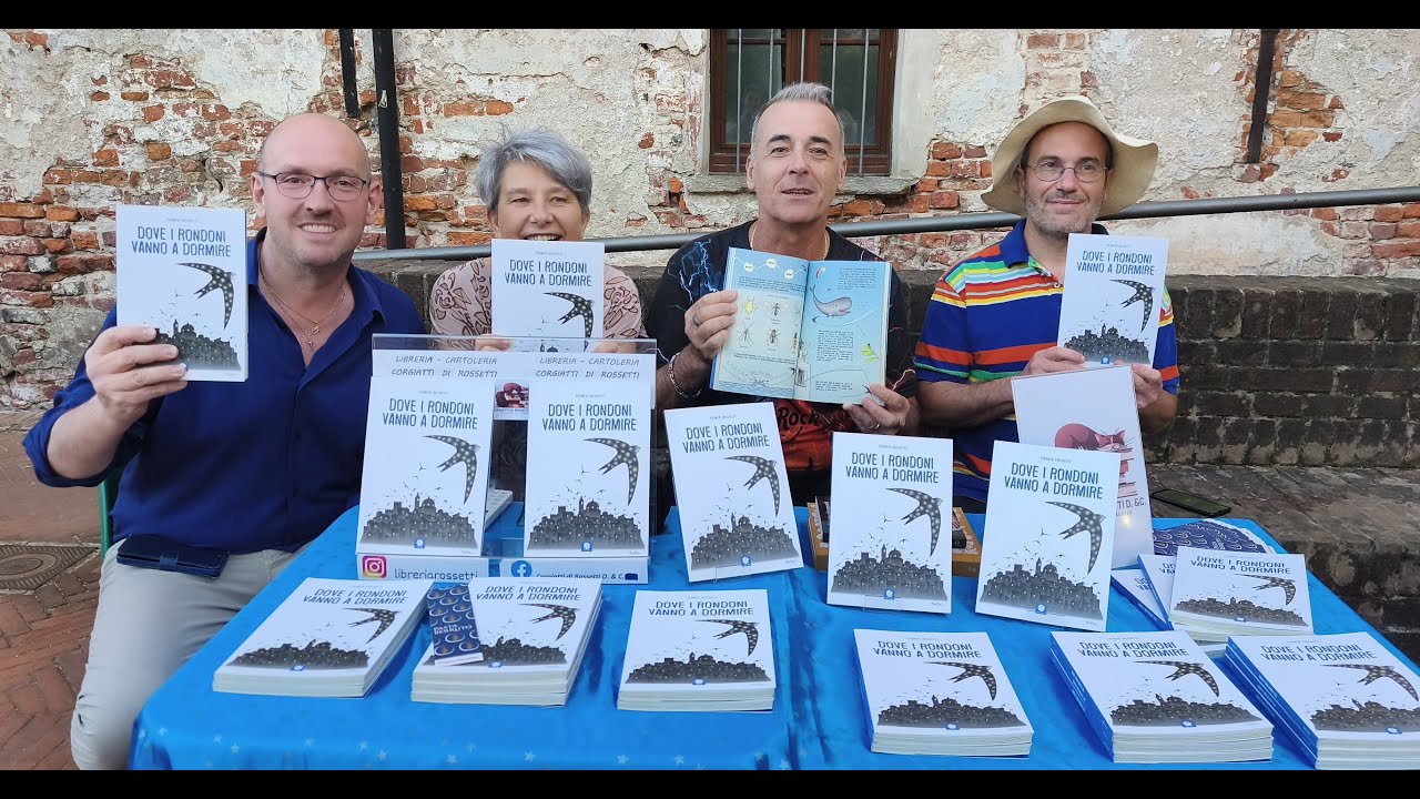 Franco Sacchetti presenta a Carmagnola “Dove i rondoni vanno a dormire”