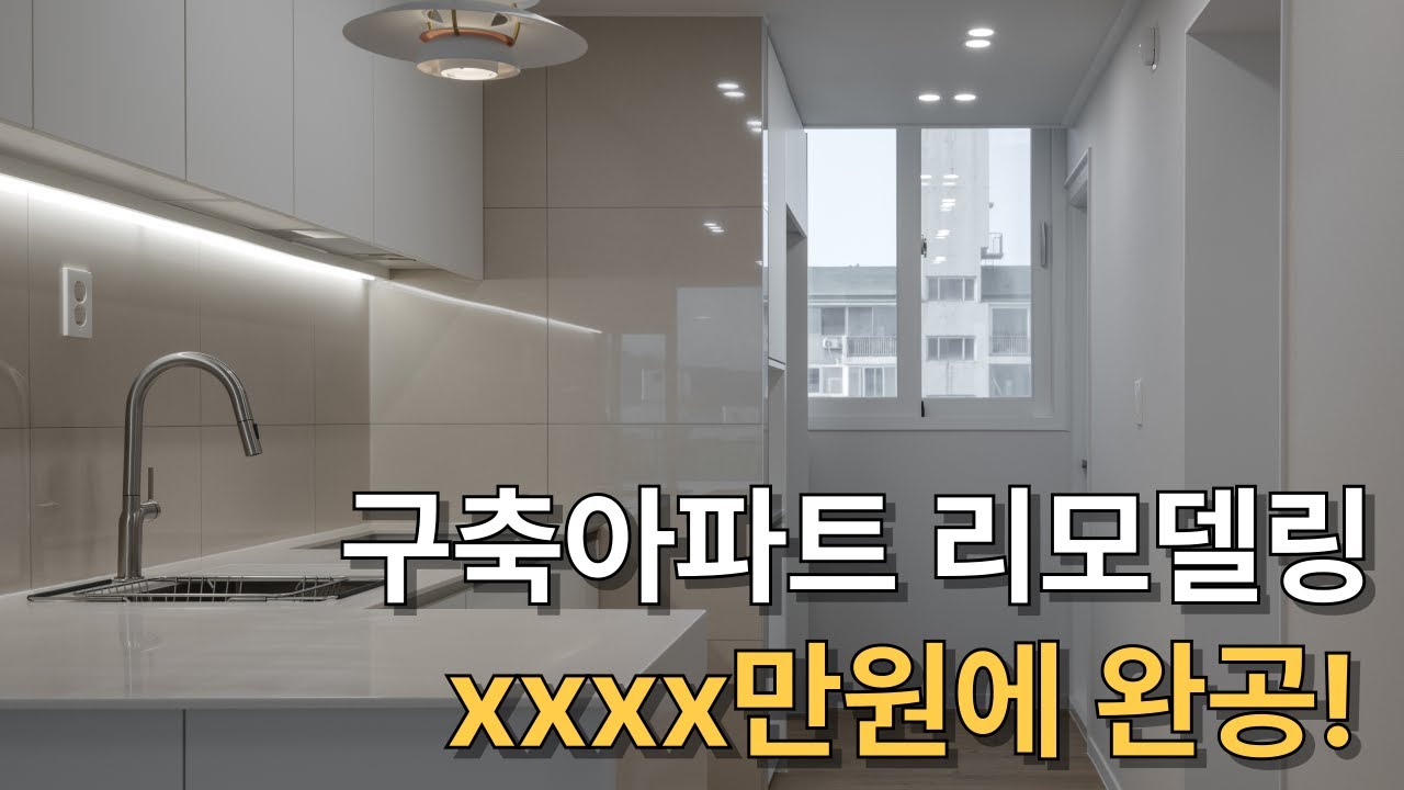 [완공 현장] 24평 구축 아파트, 리모델링 xxxx만원???｜인테리어 비용 전부 알려드립니다 ✨!!!