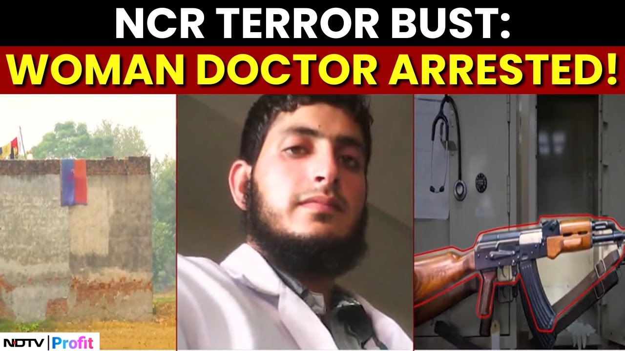 NCR Terror Scare: Accused Woman Doctor Arrested in Faridabad By J&K Police; Interrogation Underway