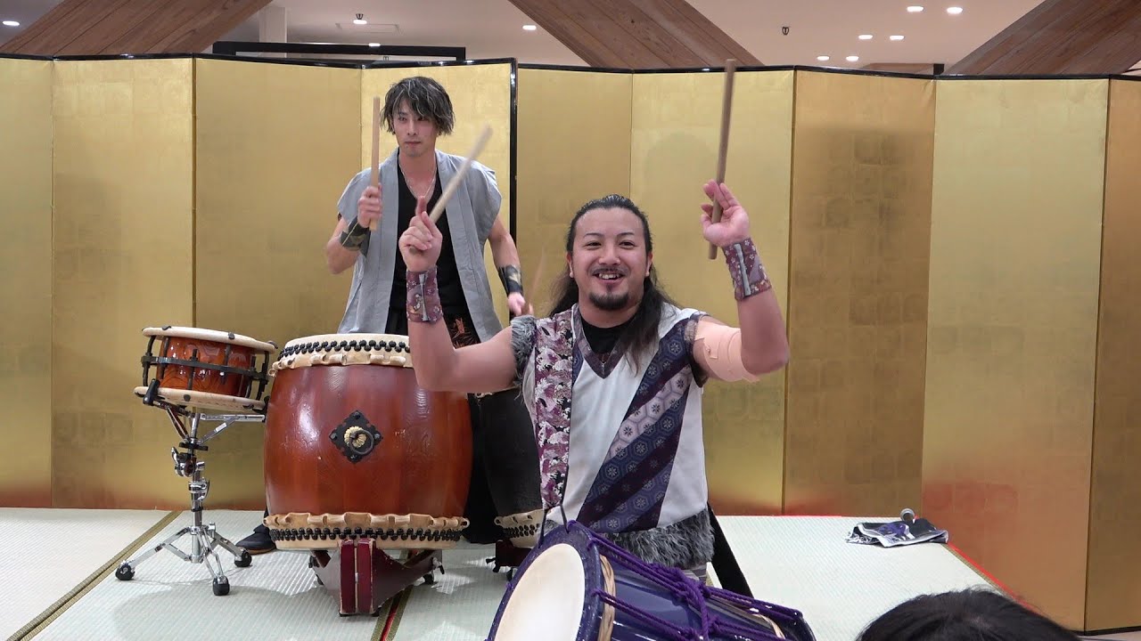 Akita　和太鼓パフォーマンスユニット  音打屋     ヒデさんの太鼓は必見！　「郷宴」　秋田オーパ　2024