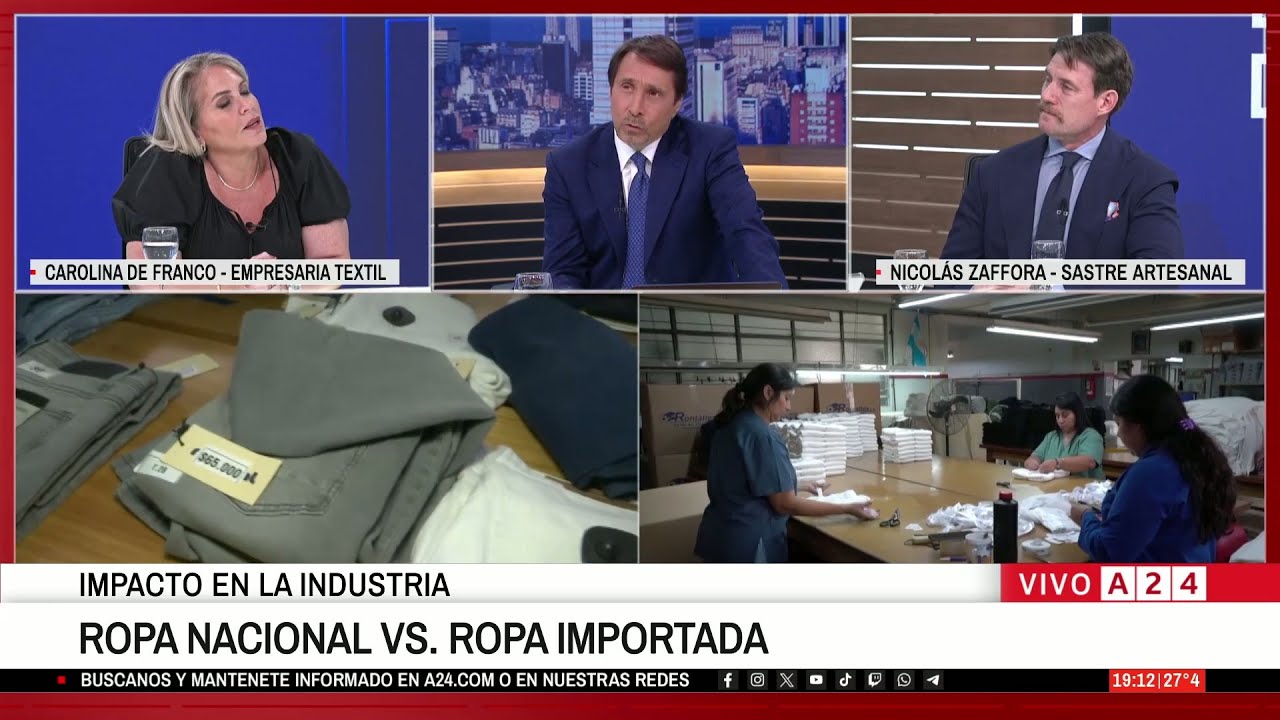 🚨 CRUCES ENTRE EL GOBIERNO Y LA INDUSTRIA TEXTIL: POLÉMICA POR LA ROPA IMPORTADA