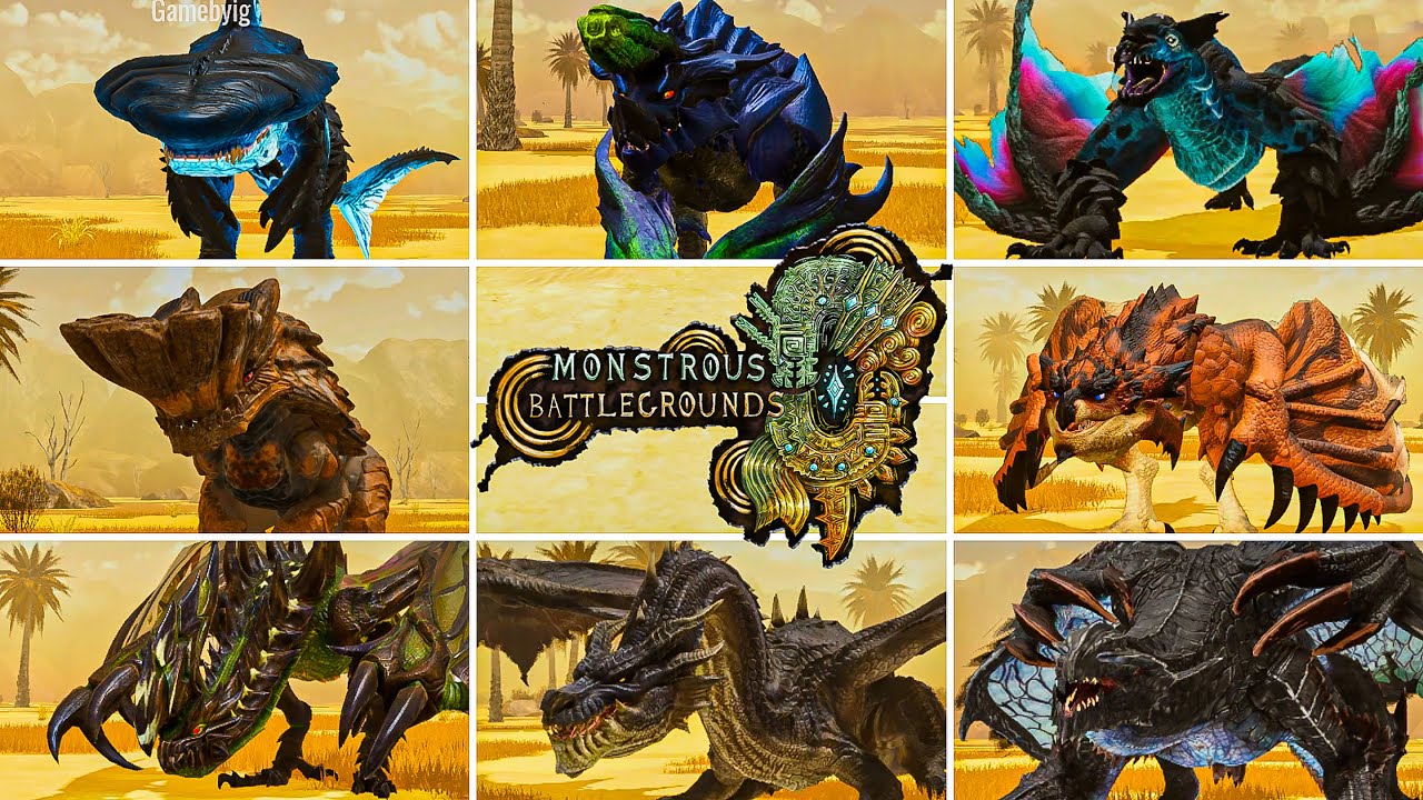 All Monsters Models Part1 | Roblox Monstrous Battlegrounds