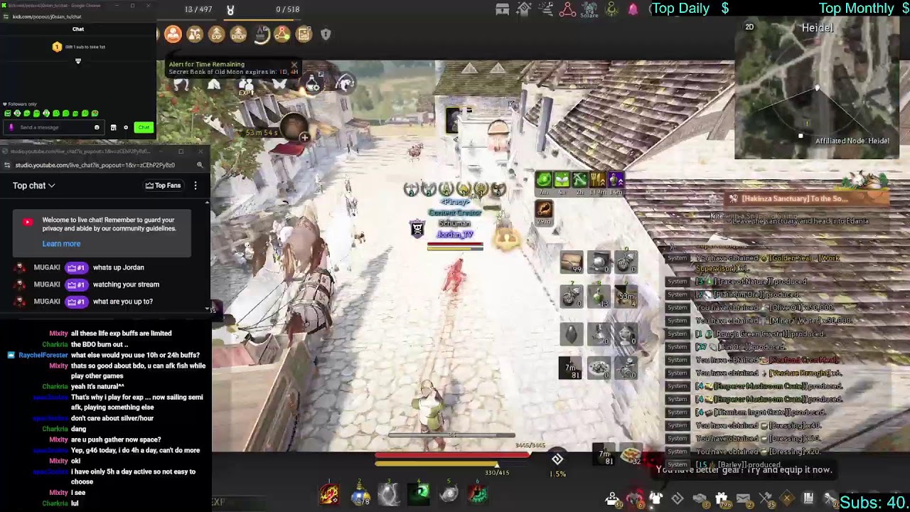 Boss BLitz/Gathering Gather event! 2.65k/790GS/3.5T+ Storages.