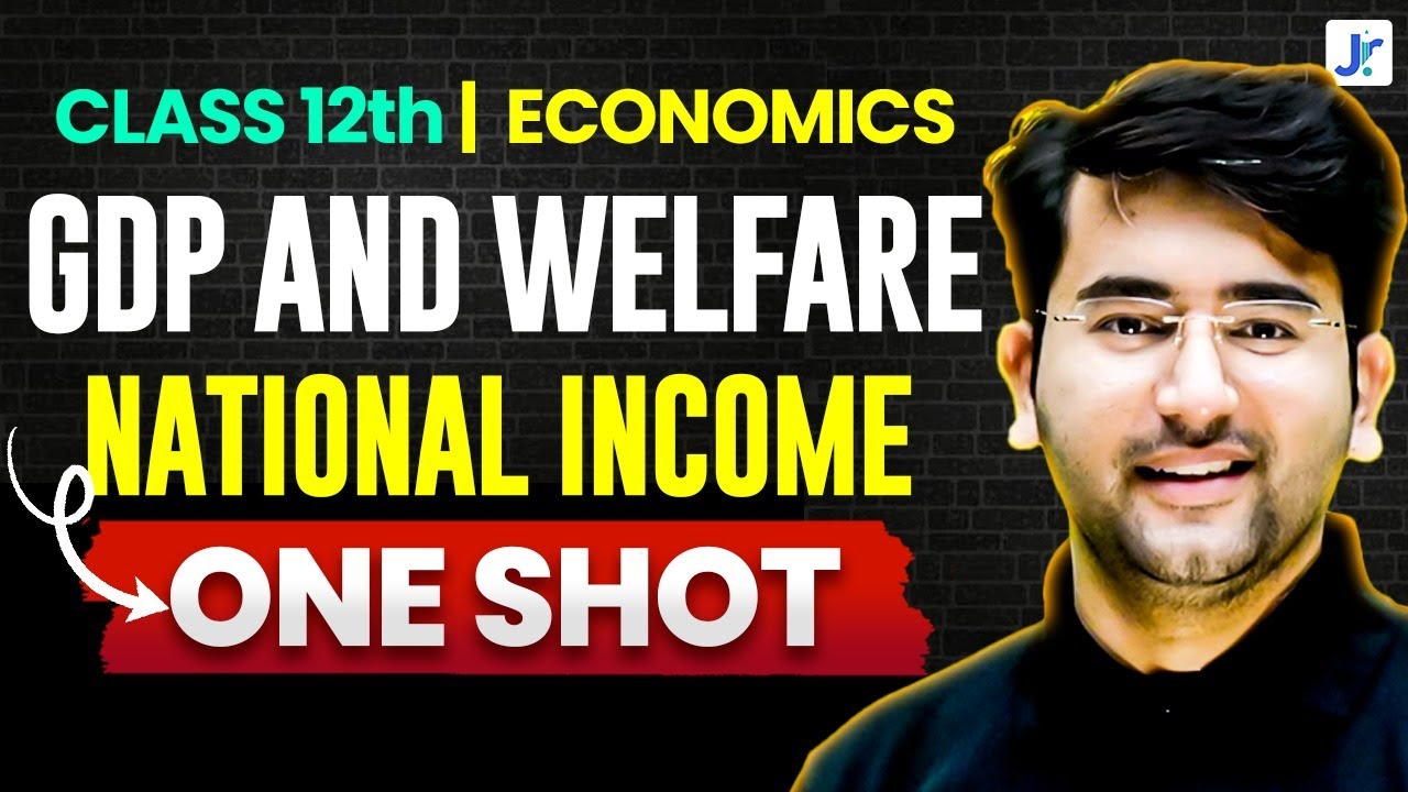 GDP & Welfare Class 12 | National Income Full Concept Explained |Macroeconomics ONE SHOT | Jatin Sir