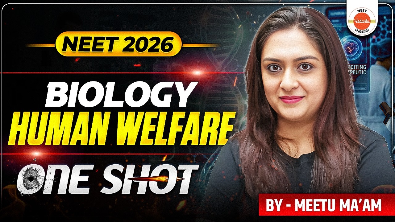 Human Welfare One-Shot | NEET 2026 🧬 Biology | Meetu Ma'am