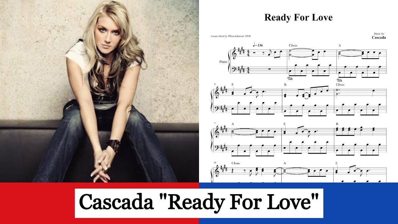 Ready for love - Cascada - (piano solo)