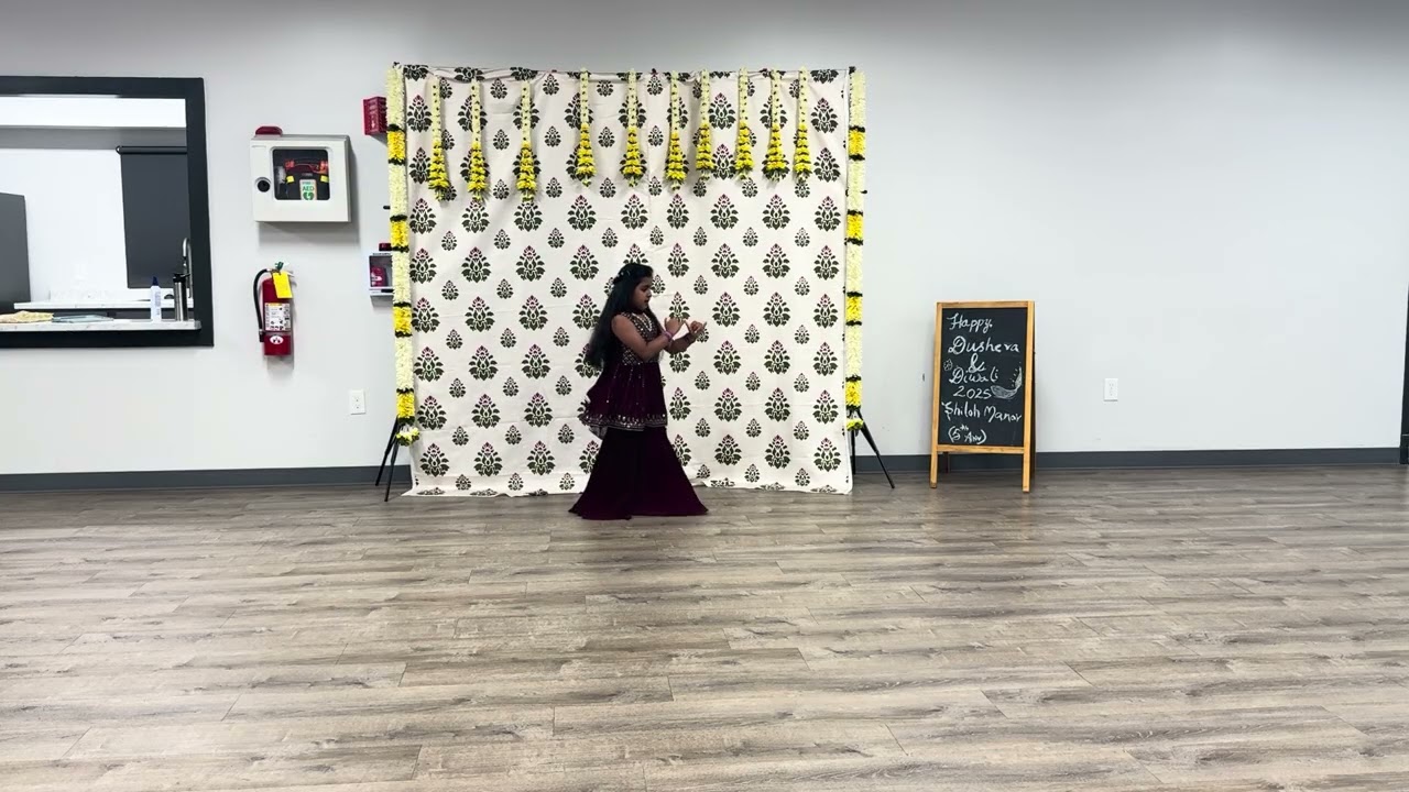 💃 Oorvi Splendid Solo Dance Performance | Dasara 2025 Community Celebrations  | Shiloh Manor ✨