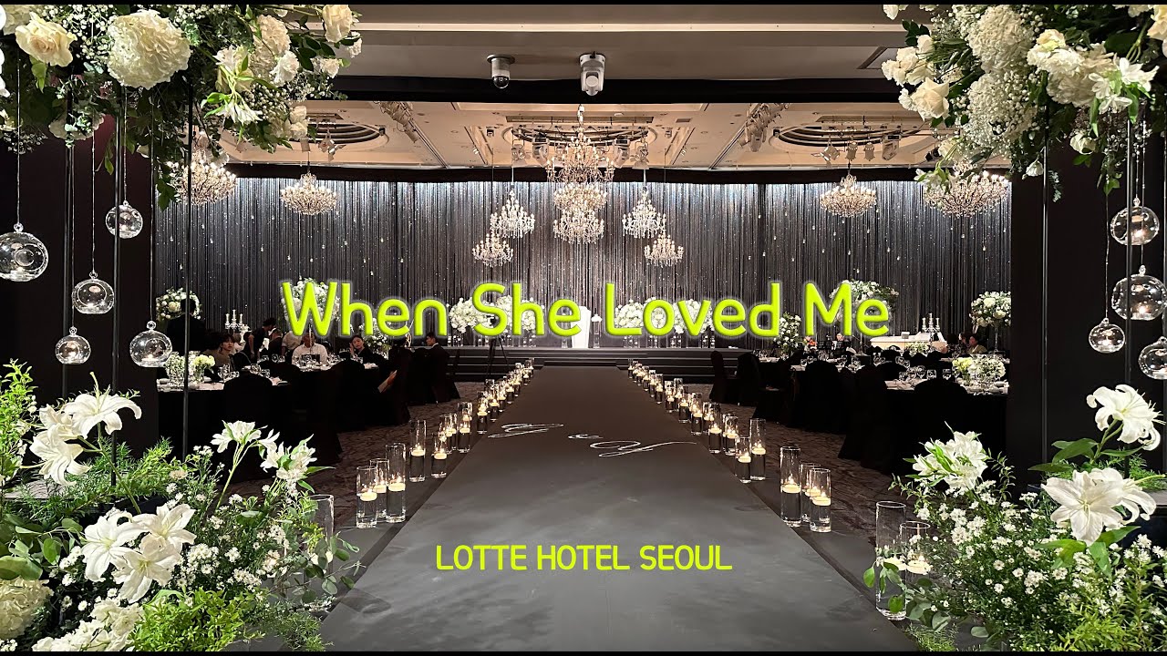 [웨딩연주-마이미뉴엣] When She Loved Me | 신부입장 | 피아노4중주 | 롯데호텔 서울