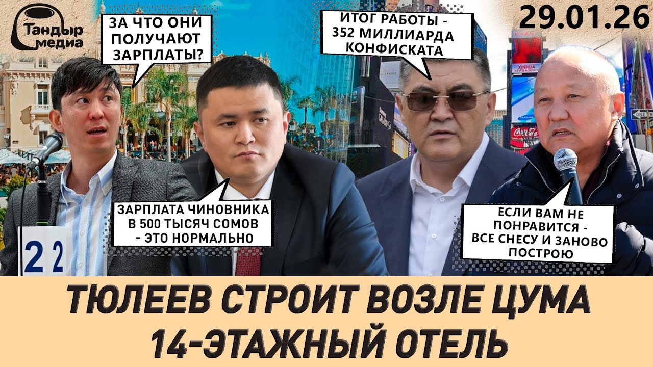 ЭРУЛАН КОКУЛОВ раскритиковал НАРИМАНА ТЮЛЕЕВА и чиновников-бездельников || 29 января 2026 года