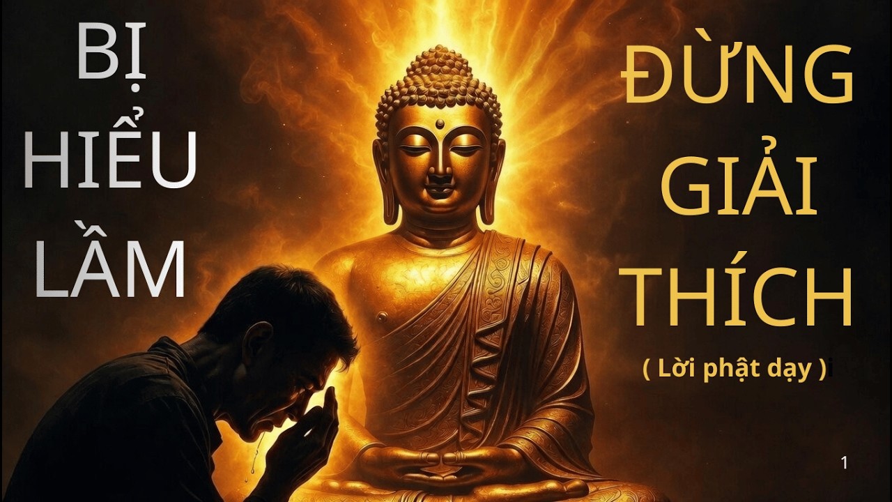 Bị Hiểu Lầm Đừng Vội Giải Thích — Đức Phật Chỉ Ra 1 Sự Thật Rất Đau Nhưng Đúng