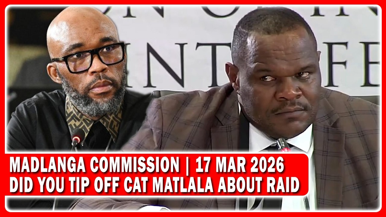 Madlanga Commission Evidence By Sergent Nkosi “Suspicion That Cat Matlala Was Tipped Off About Raid”