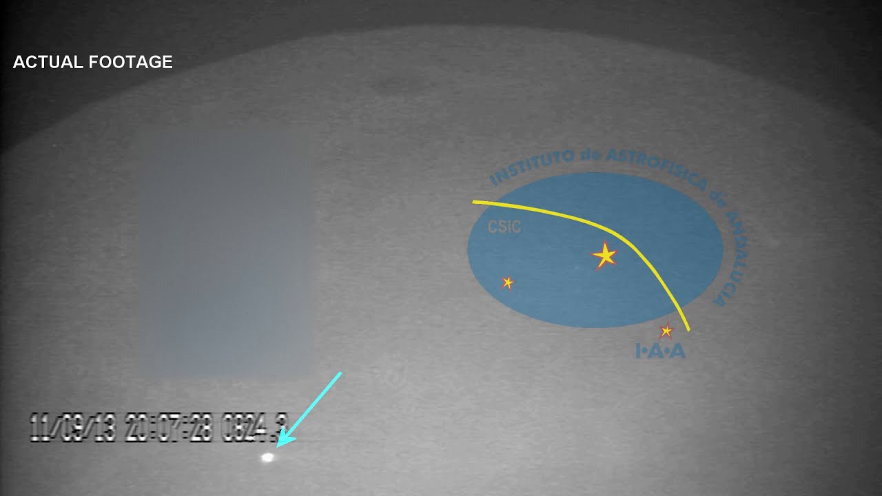 Lunar impact blast (11 September 2013)