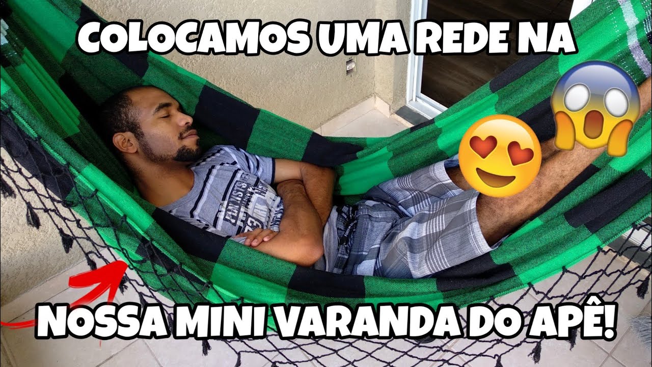 COMO INSTALAR REDE DE DESCANÇO EM VARANDA PEQUENA DE APARTAMENTO! VOCÊS IRÃO AMAR! | GLEICE MACEDO