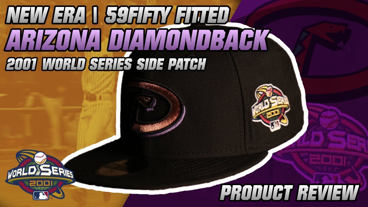 Diamondback World Series Hat | Gray Bottom | 2001 World Series Hat | World Series Grey Under Brim
