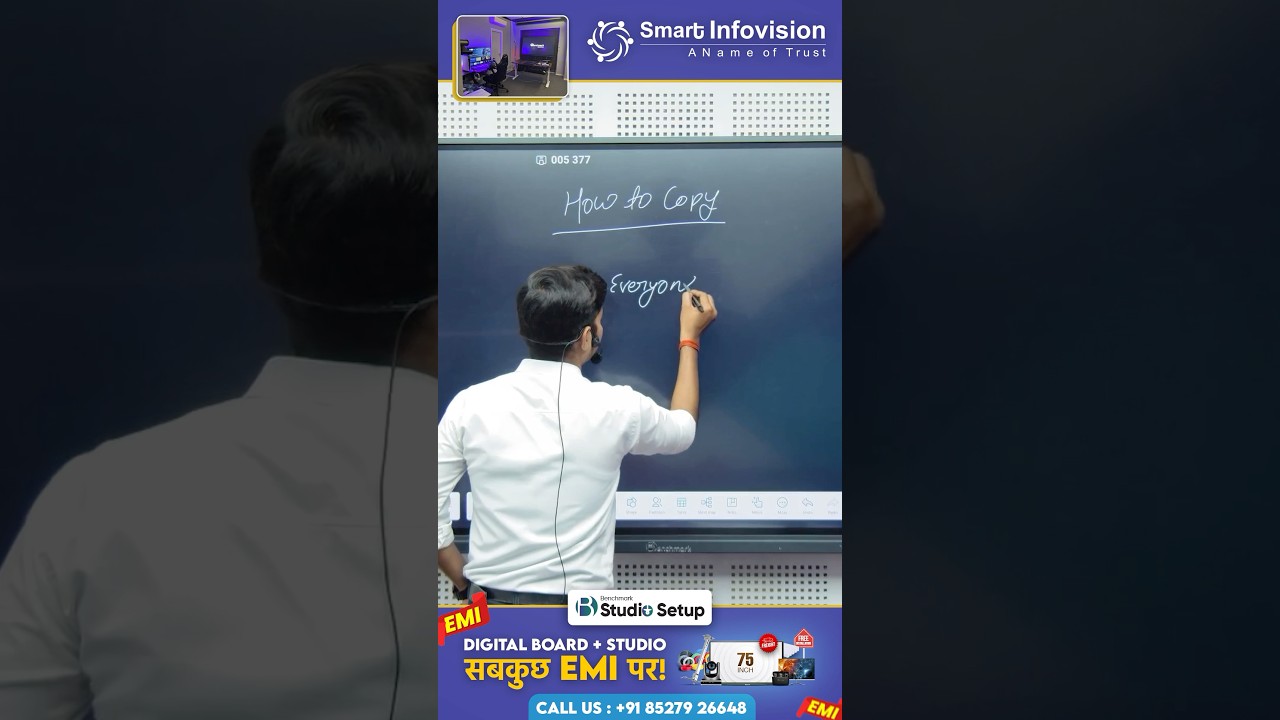 Interactive Flat Panel 65 Inch Smart Board | How To Use Smart Board Compass |Best Budget Smart Board