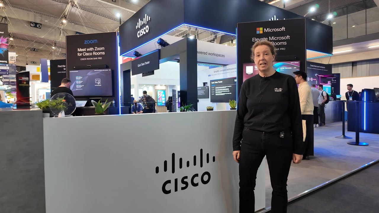 Cisco AI workspaces at ISE 2026 PoE AV, Room Navigator sensors, Meraki MT15 + Splunk dashboards