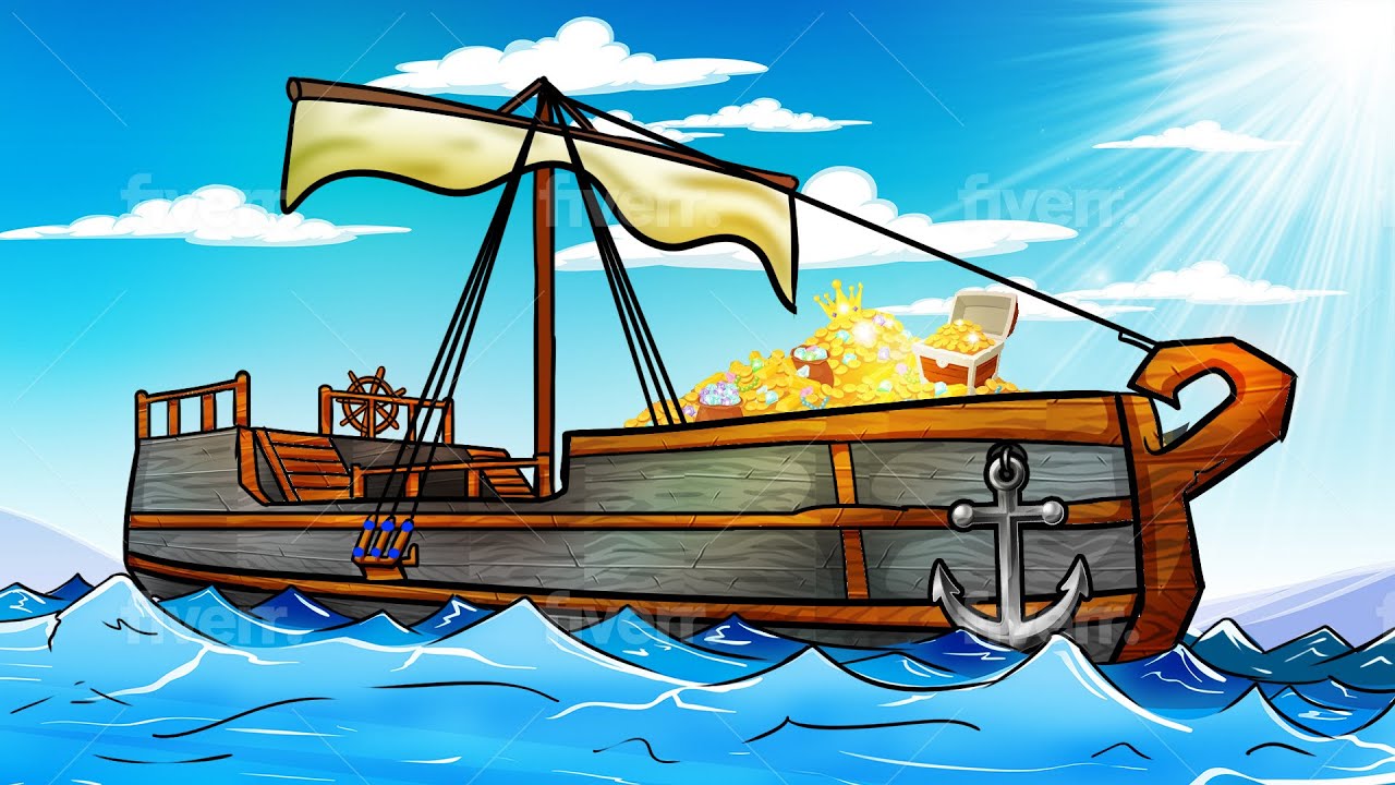 I Built a PIRATE SHIP For SECRET TREASURE! (Salt 2)