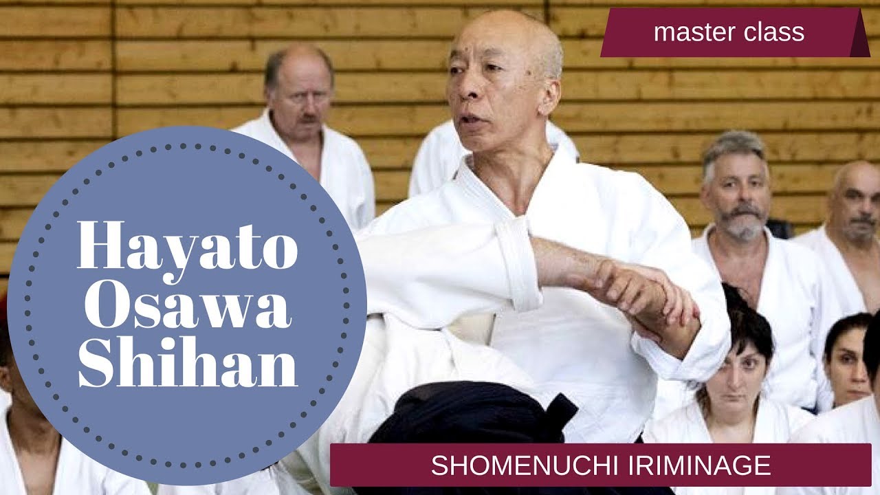 Hayato Osawa Shihan. SHOMENUCHI IRIMINAGE