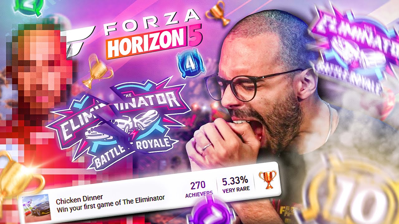 DARIO MOCCIA INSIEME A UN PRO PLAYER DI FORZA HORIZON 5 PROVA A VINCERE IL TROFEO DEL BATTLE ROYALE